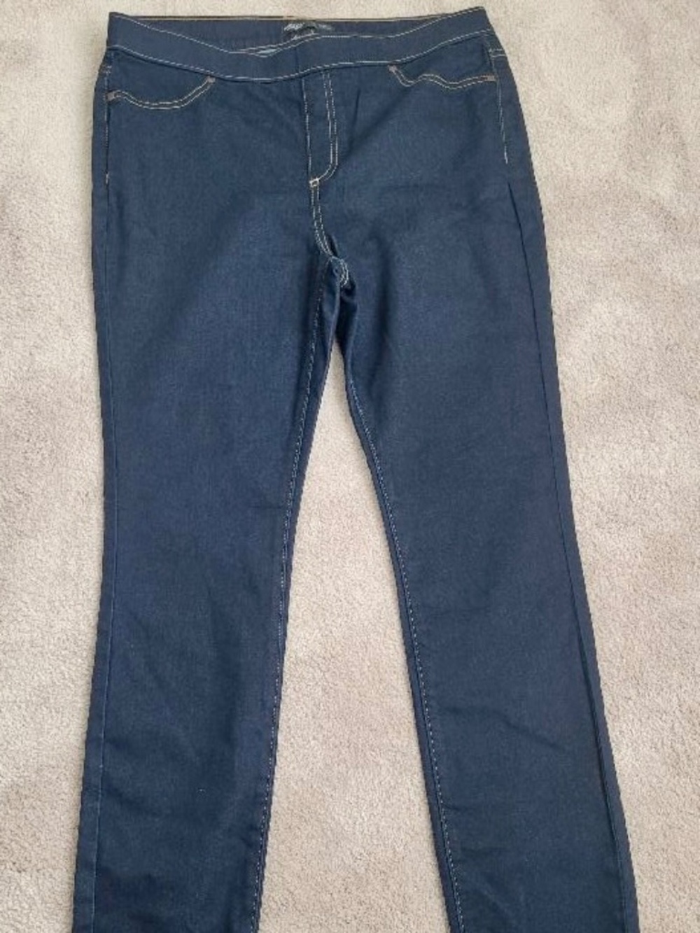 VERA WANG Simply Vera Blue Leggings For Women Size Large
